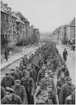 Prisoner of war The endless procession of German prisoners captured with the fall of Aachen marching through the ruined city streets to captivity